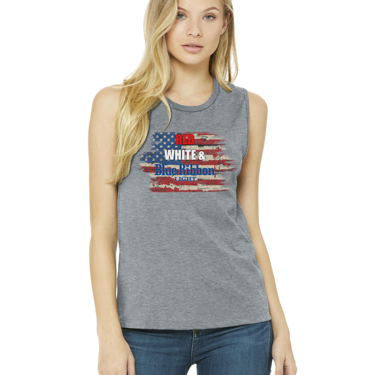 Red, White and Blue Ribbon Light