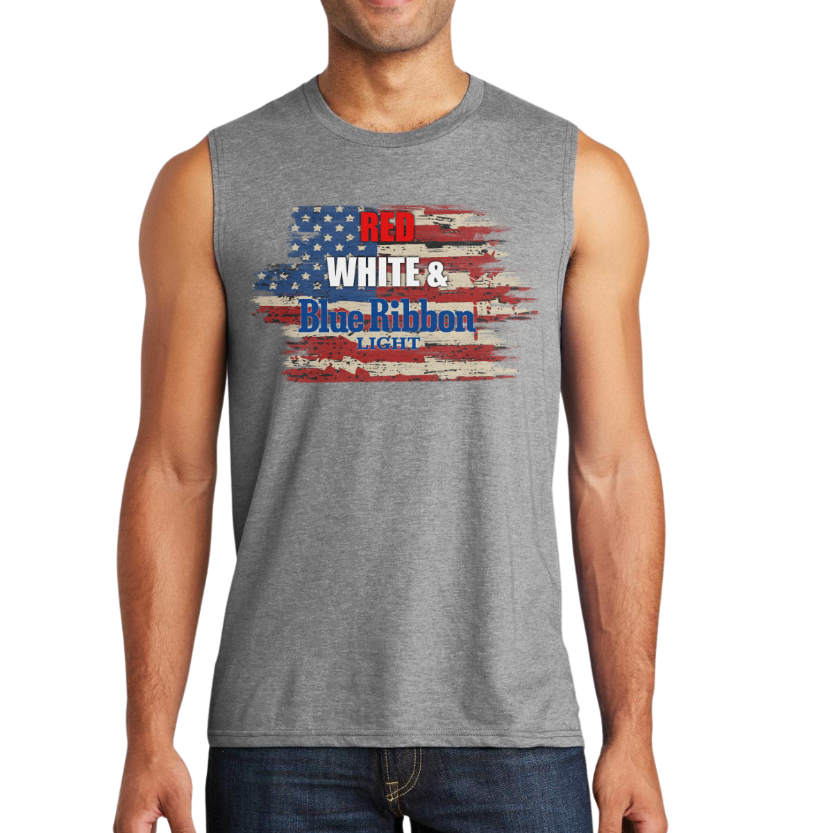 Red, White and Blue Ribbon Light